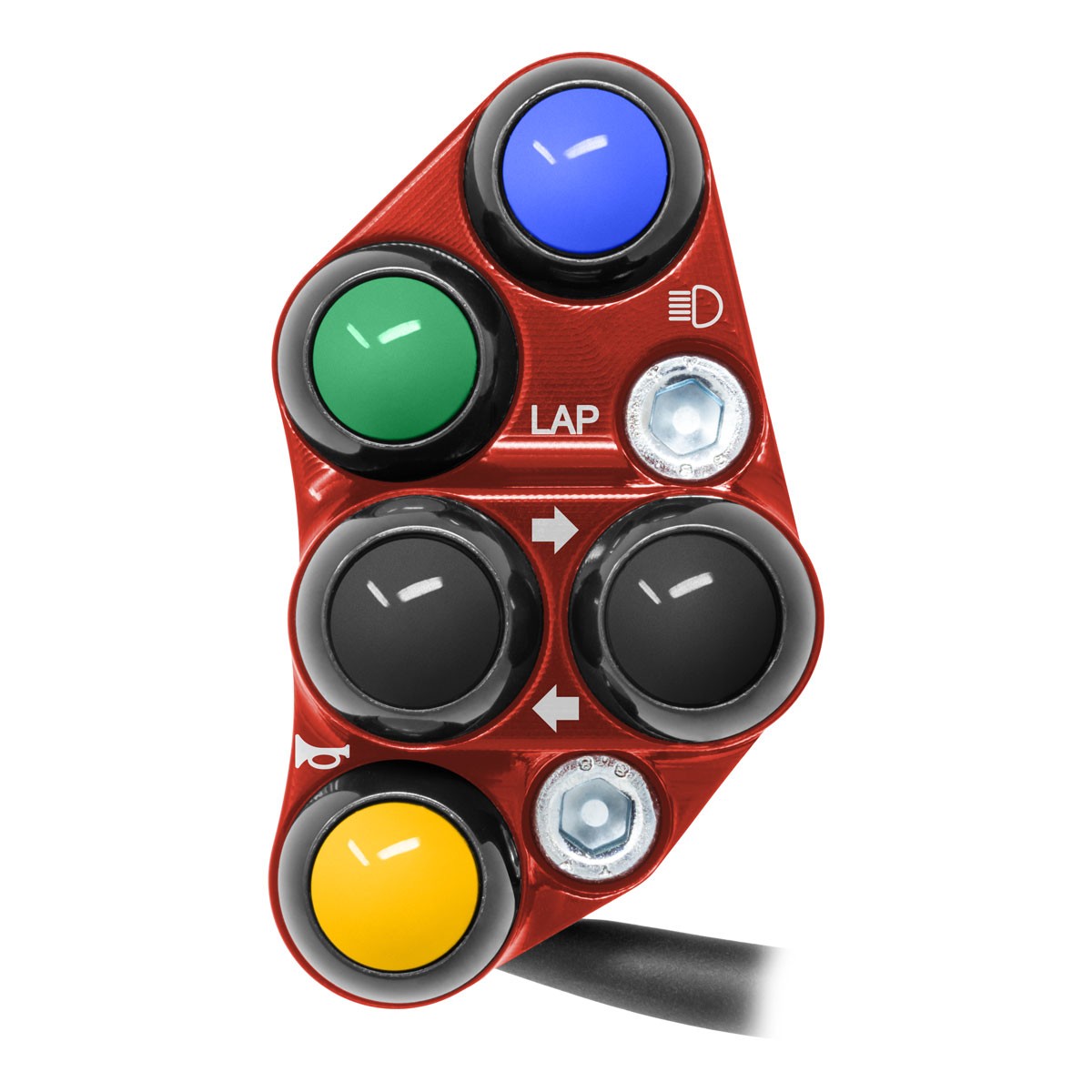 JetPrime Road Left Red handlebar switch Kawasaki Ninja ZX10R 2004-2007