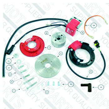 Accensione Rotore Interno TPR FACTORY Aprilia SR50 Street Carburetor 2003-2012