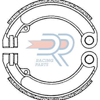 Coppia ceppi DR Racing 125x19 Piaggio Vespa 50 1963-1963