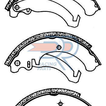 Coppia ceppi DR Racing posteriori Piaggio APE TL 2 Serie 50 1971-1980