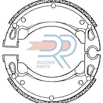 Coppia ceppi DR Racing anteriori e posteriori Yamaha DT50R 1997-2001