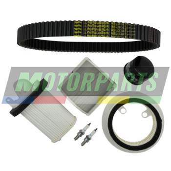 Motorparts Service Kit air filter/oil/spark plug/belt Yamaha Tmax 500 2008-2011