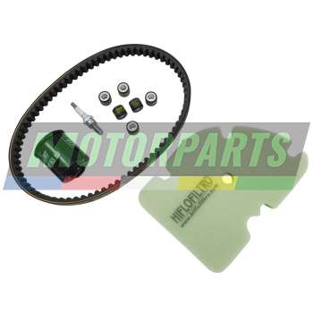 Motorparts Service Kit air filter/oil/spark plug/belt Piaggio Vespa GTV 125 2006-2008