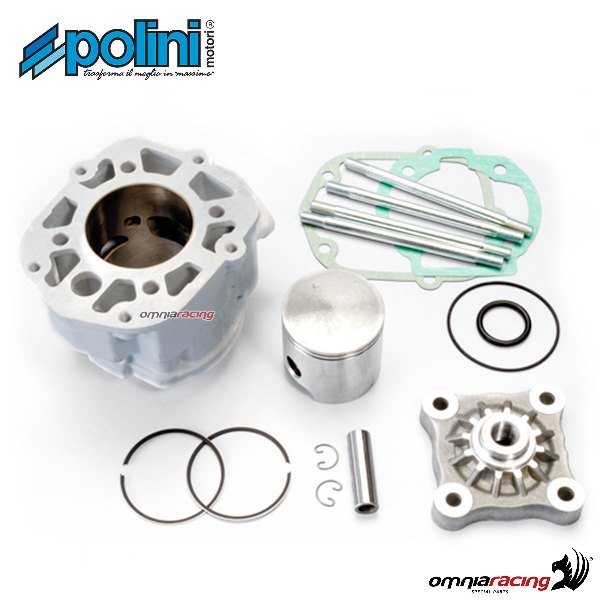 Kit gruppo termico Polini in alluminio 80cc Euro 3 per Aprilia RS4 50 2T
