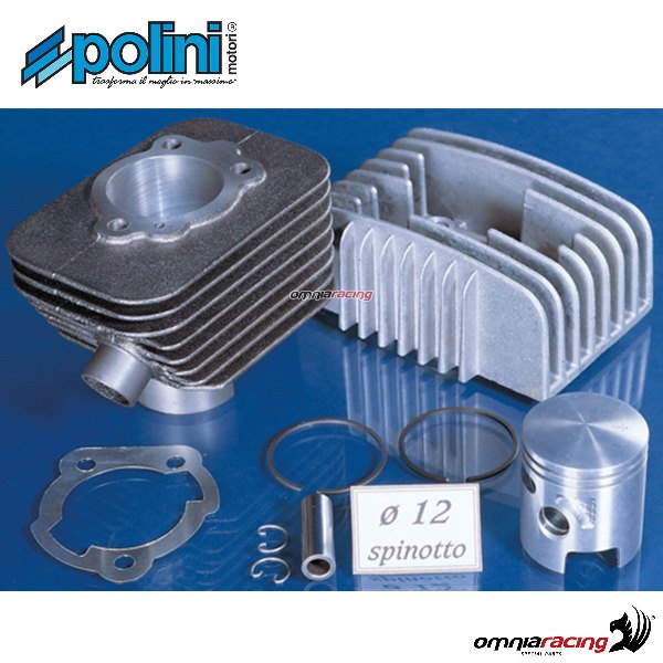 Gruppo termico Polini in ghisa D.43 Spinotto D.12 per Piaggio Bravo