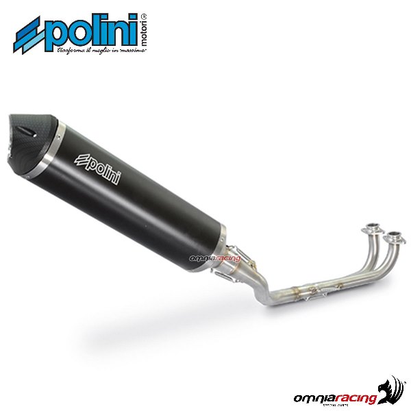 Marmitta completa Polini in acciaio per Yamaha Tmax 530 2012>2016