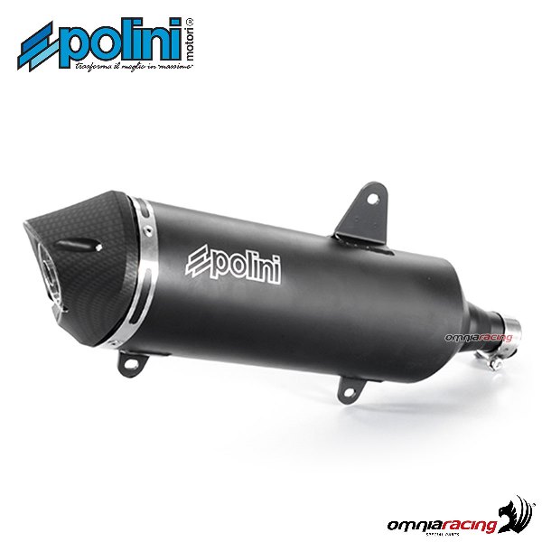 Marmitta completa Polini in acciaio per Peugeot Metropolis 400i 2013>2016