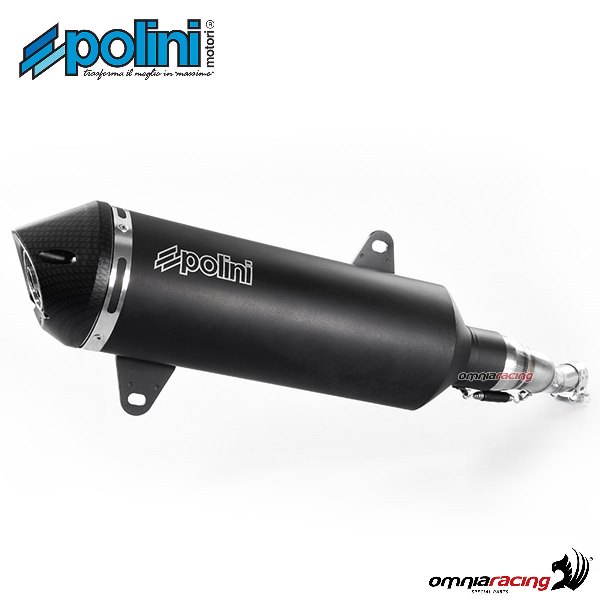 Marmitta completa Polini in acciaio per Yamaha Xmax 125 4V Euro 4 2018>