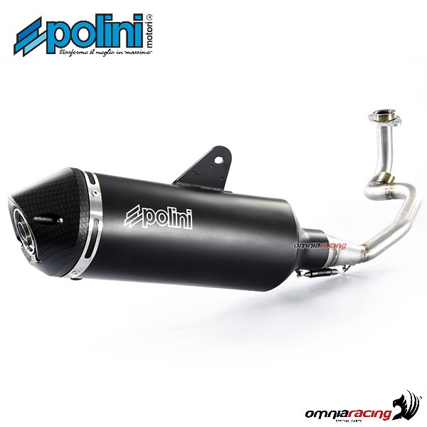 Marmitta completa Polini in acciaio per Vespa 125GTS ie 4V Euro 4