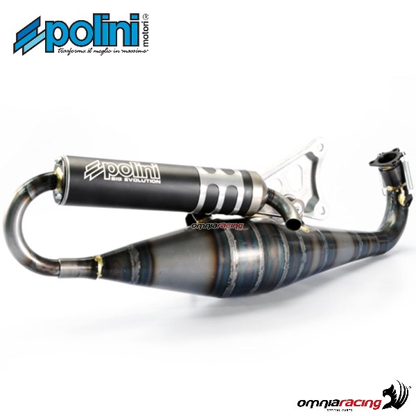 Polini Big Evolution Muffler for Yamaha Aerox 1997 2T Water Cooled - 200 0288 0015 - 200 0288