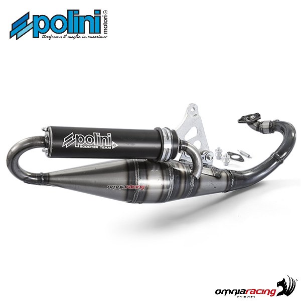 Polini Team 4 Full System Muffler Approved For Yamaha Aerox 50 200 0408 0053 200 0408 Full