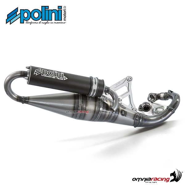 Marmitta Polini Team 4 completa omologata per Peugeot Ludix 50