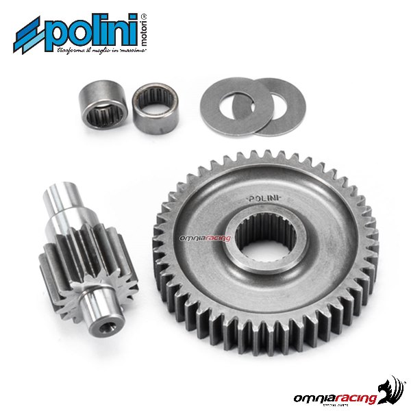 Ingranaggio Polini secondario Z=16-47 cuscinetto D.17,67 per Gilera Ice 50