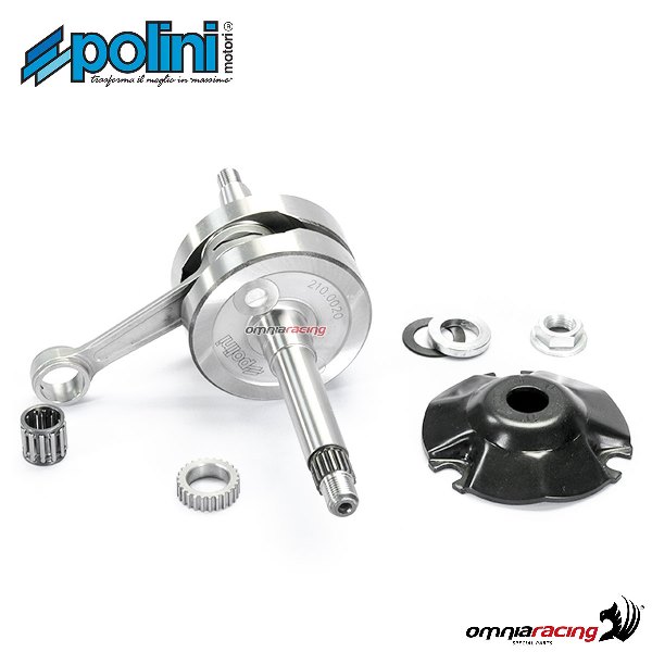 Albero motore Polini spinotto D.12 per Piaggio NRG Extre LC50 1998> 2T raffreddato ad acqua