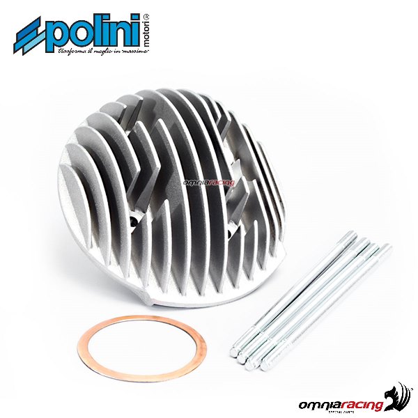 Polini cylinder head racing model for Vespa 125 PK/ETS/XL D.57 3 holes