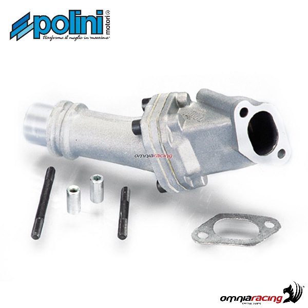 Collettore di aspirazione Polini monolamellare D.24 2 fori per Vespa 125 PK/XL
