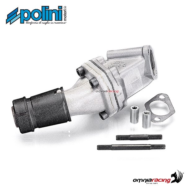 Collettore di aspirazione Polini monolamellare D.19 2 fori per Vespa 125 PK/XL