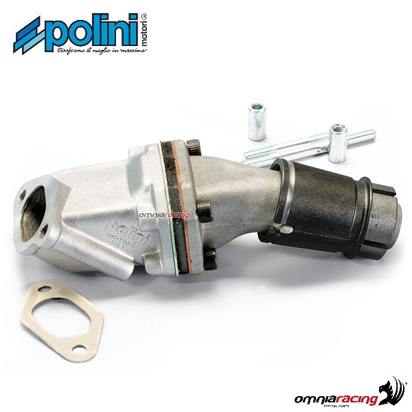 Collettore di aspirazione Polini monolamellare D.16/16 2 fori per Vespa 50 PK /XL