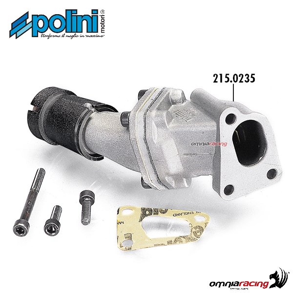 Collettore di aspirazione Polini monolamellare D.19 3 fori per Vespa 50 PK /XL