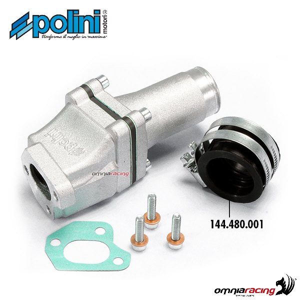 Collettore di aspirazione Polini carburatore D.24/26/28/30 per Ape - PWK Carburetor