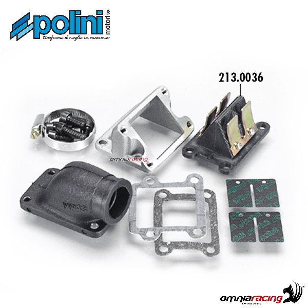 Polini collettore lamellare big valve D.21/25 per MBK Booster 50