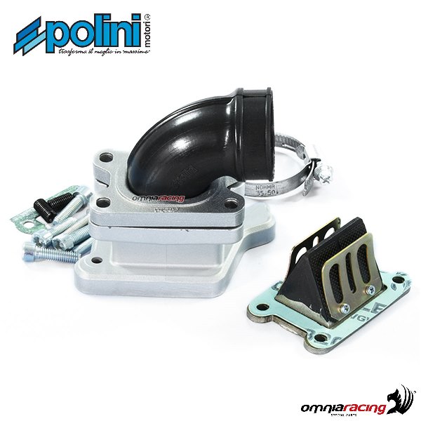 Collettore di aspirazione Polini monolamellare D.28/30 per LML Star Deluxe 125 Corsa 60