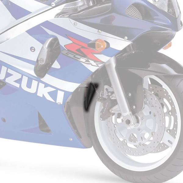Estensione parafango anteriore Pyramid Nero opaco Suzuki GSXR1000 2001-2002
