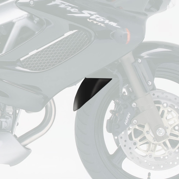 Estensione parafango anteriore Pyramid Nero opaco Honda VTR1000F Firestorm 1997-2005