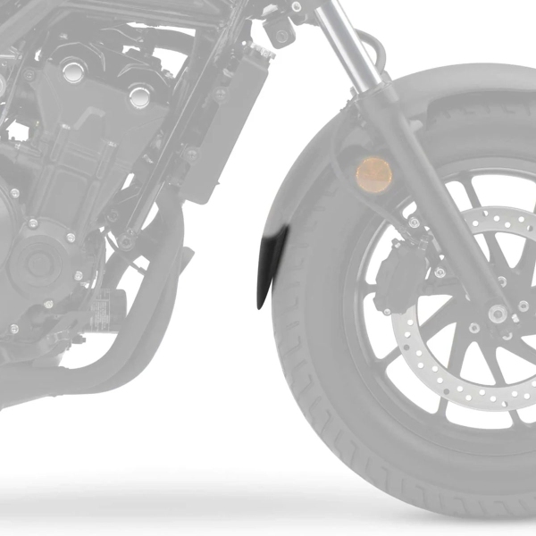 Estensione parafango anteriore Pyramid Nero opaco Honda CMX500 Rebel 2017-2024
