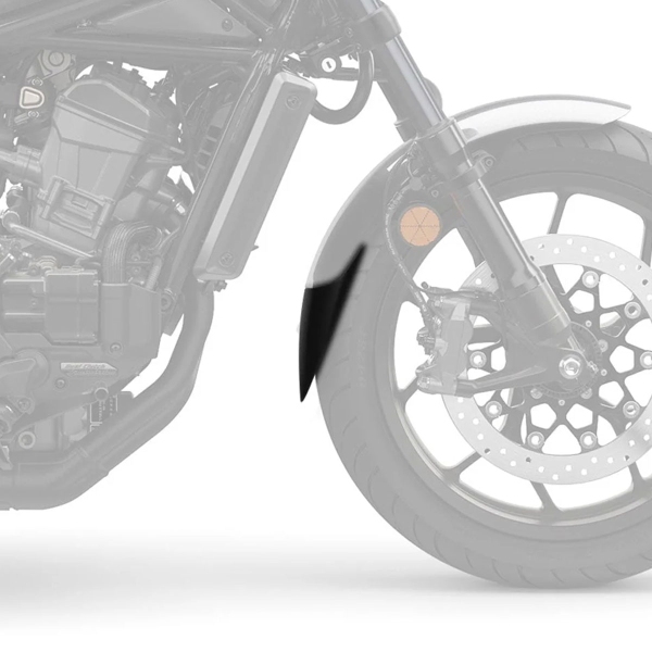 Estensione parafango anteriore Pyramid Nero opaco Honda CMX1100 Rebel 2021-2025
