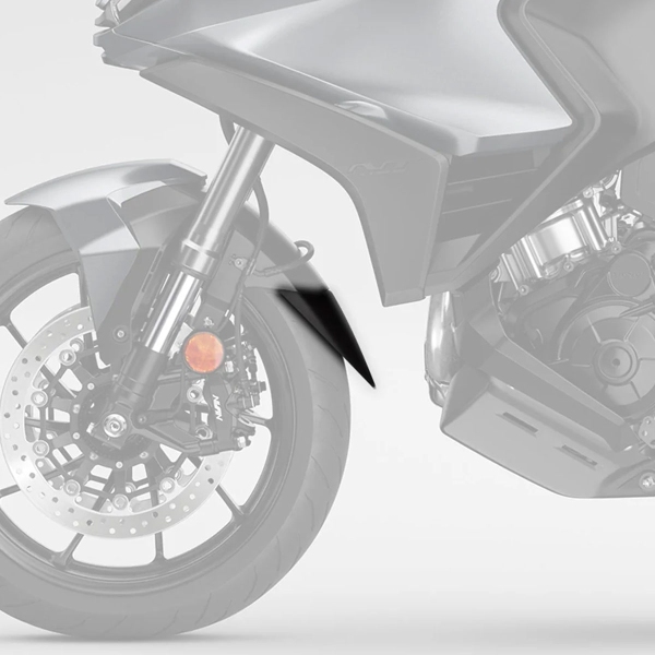 Estensione parafango anteriore Pyramid Nero opaco Honda NT1100 2022-2024