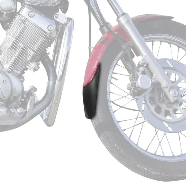 Estensione parafango anteriore Pyramid Nero opaco Yamaha XV1100 Virago 1981-2000