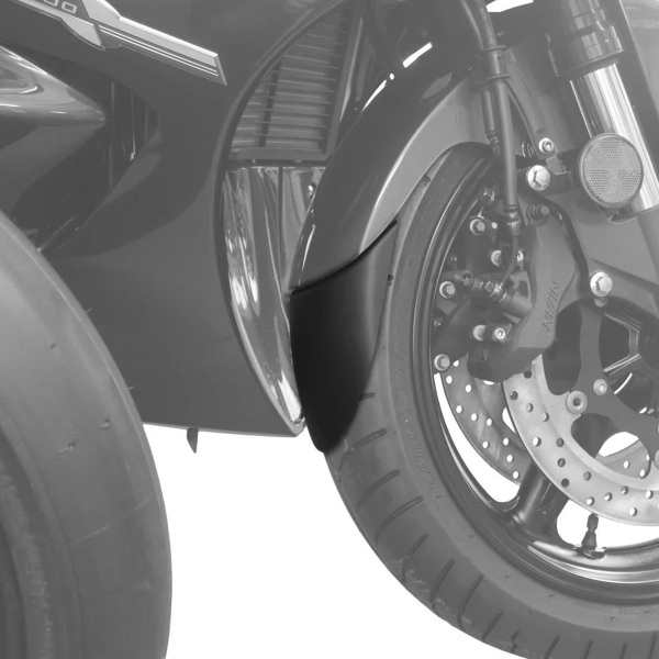Estensione parafango anteriore Pyramid Nero opaco Yamaha FJR1300 2006-2020