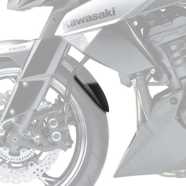 Estensione parafango anteriore Pyramid Nero opaco Kawasaki Z1000 2010-2014