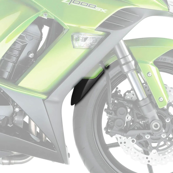 Estensione parafango anteriore Pyramid Nero opaco Kawasaki ER6N 2009-2011