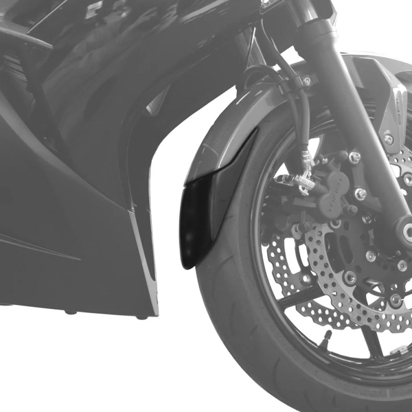 Estensione parafango anteriore Pyramid Nero opaco Kawasaki ER6F 2012-2015