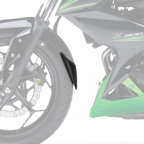 Estensione parafango anteriore Pyramid Nero opaco Kawasaki Ninja 300 2013-2024