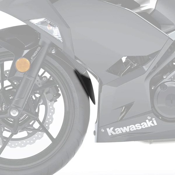 Estensione parafango anteriore Pyramid Nero opaco Kawasaki Ninja 400 2017-2024