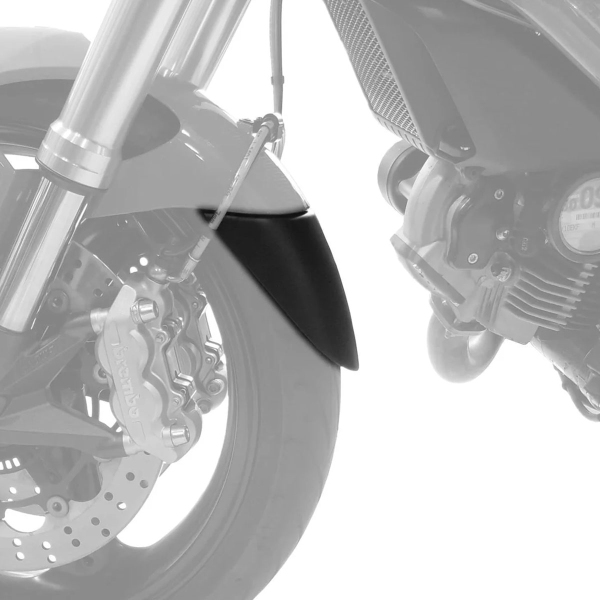 Estensione parafango anteriore Pyramid Nero opaco Ducati Monster 1100 2009-2013