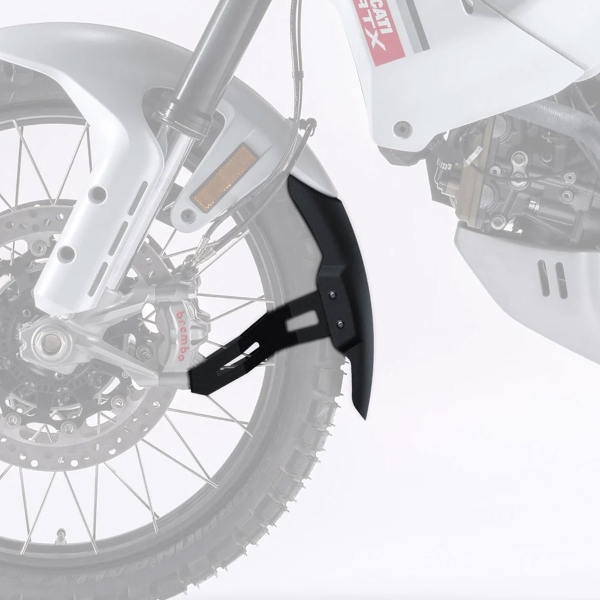 Estensione parafango anteriore Pyramid Nero opaco Ducati DesertX 2022-2025