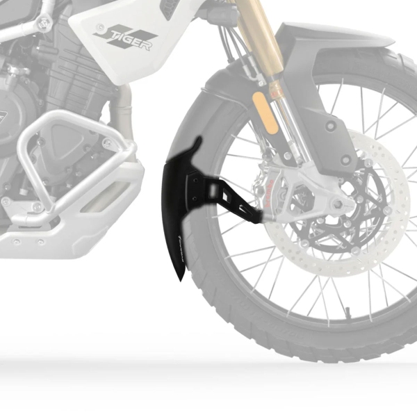 Estensione parafango anteriore Pyramid Nero opaco Triumph Tiger 1200 Rally Pro 2022-2025