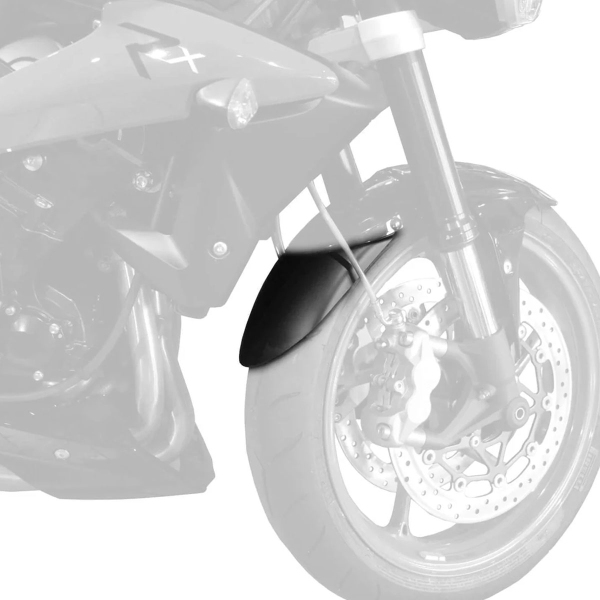 Estensione parafango anteriore Pyramid Nero opaco Triumph Speed Triple 1050 2011-2016