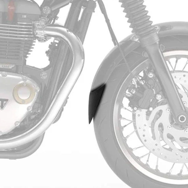 Estensione parafango anteriore Pyramid Nero opaco Triumph Thruxton 1200 2016-2025