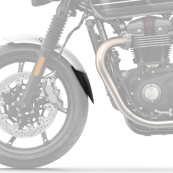 Estensione parafango anteriore Pyramid Nero opaco Triumph Speed Twin 1200 2022-2024