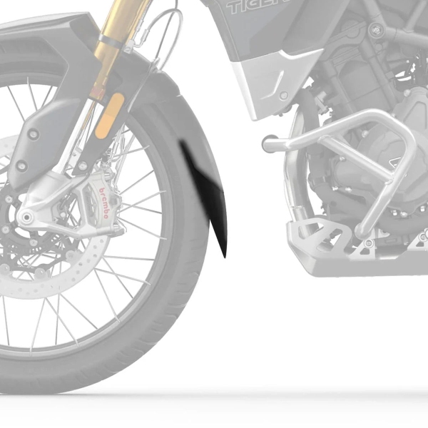 Estensione parafango anteriore Pyramid Nero opaco Triumph Tiger 900 Rally 2020-2025