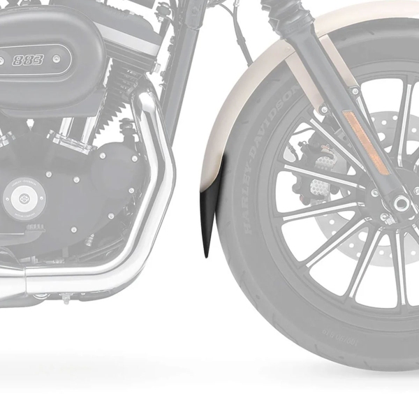 Estensione parafango anteriore Pyramid Nero opaco Harley Davidson Dyna Low Rider FXDL 1993-2009