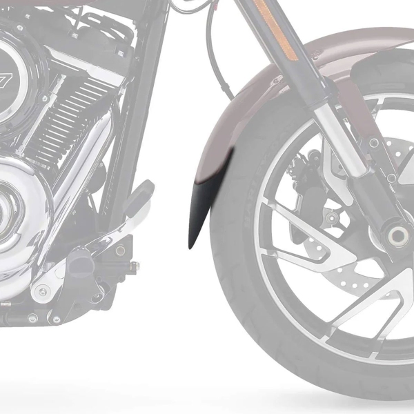 Estensione parafango anteriore Pyramid Nero opaco Harley Davidson Softail Sport Glide FLSB 2018-2025