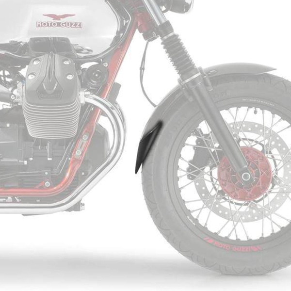 Estensione parafango anteriore Pyramid Nero opaco Moto Guzzi V7 Clubman Racer 2010-2015