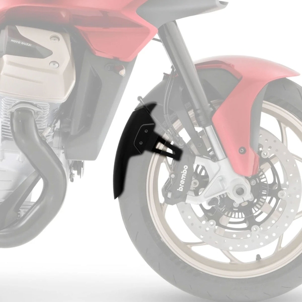 Estensione parafango anteriore Pyramid Nero opaco Moto Guzzi V100 Mandello S 2022-2025