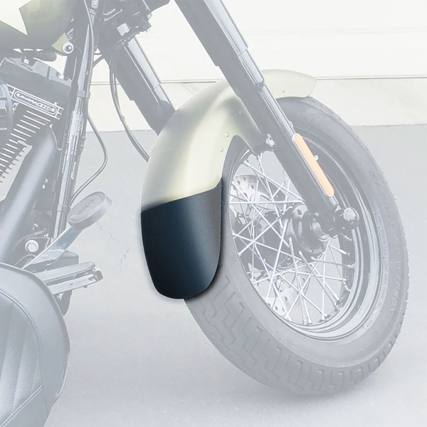 Estensione parafango anteriore Pyramid Nero opaco Harley Davidson Softail Slim 2013-2024